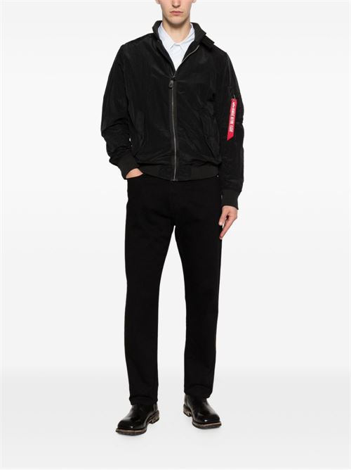 Bomber uomo Alpha Industries nero ripstop Alpha Industries | 26611103